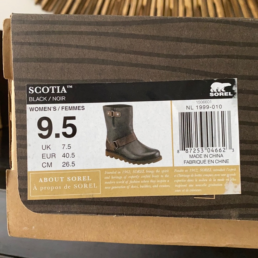 Sorel, scotia boot, size 9.5